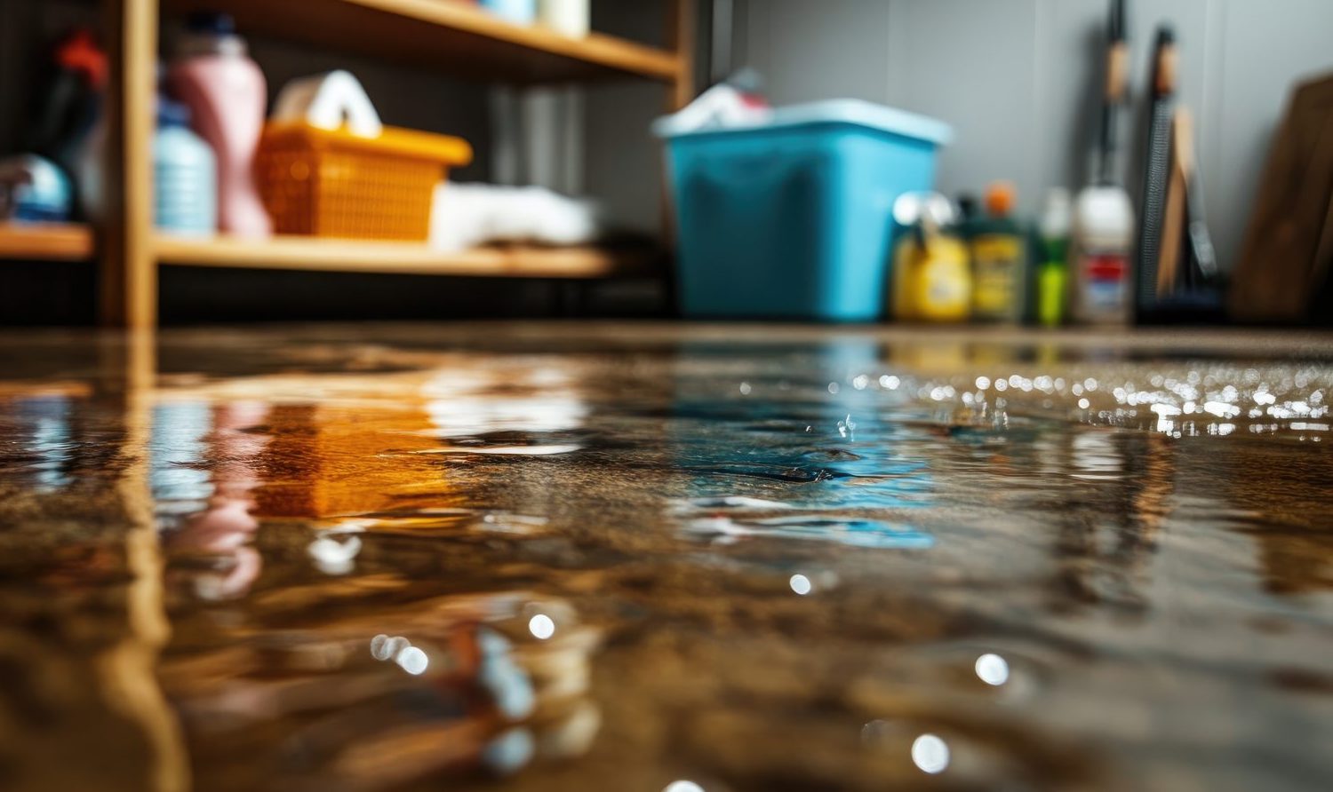 flooded basement